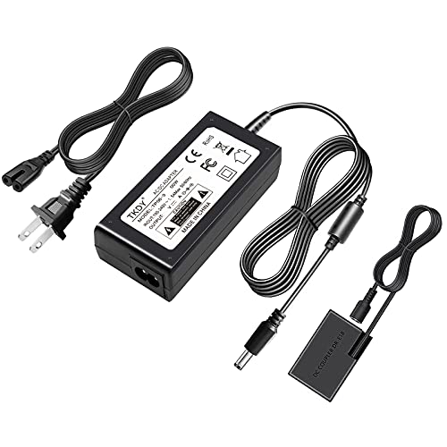 TKDY ACK-E18 AC Power Adapter LP-E17 Dummy Battery DRE18 DC Coupler Kit for Canon EOS Rebel RP SL2 SL3 T6i T6s T7i T8i 77D 200D 250D 750D 760D 800D 850D Kiss X8i X9i X10i Cameras.