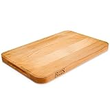 John Boos Reversible Block Cutting Board w/Oil Finish, Chop-N-Slice Series, 18' x 12' x 1-1/4', Maple