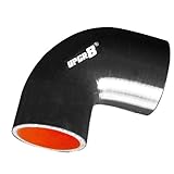 Upgr8 Universal 4-Ply High Performance 90 Degree Elbow Reducer Coupler Silicone Hose (2.5