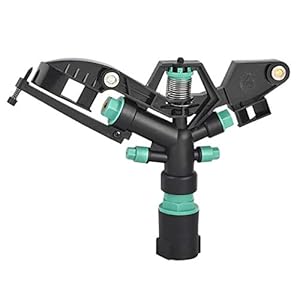 Laimiko 1Inch Four Nozzles 360 Degree Rotating Water Nozzle Plant Watering Dripper Sprinkler Garden Lawn Irrigation…