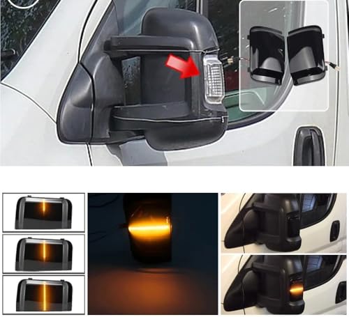 Intermitente espejo retrovisor lateral Boxer Ducato Jumper luz giro coche 3