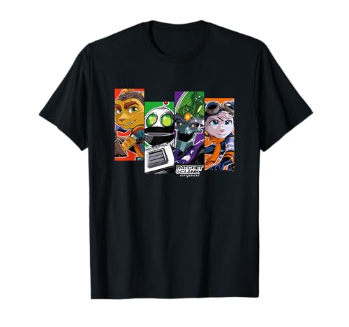 Ratchet & Clank Rift Apart Character Grid T-Shirt