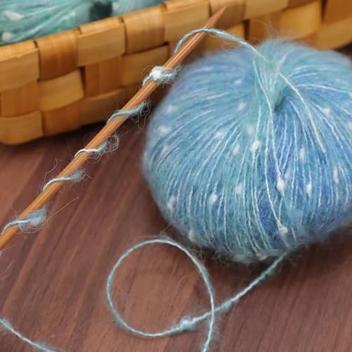 Hilo suave para tejer a ganchillo ovillo de 50g resistente para chalecos 6