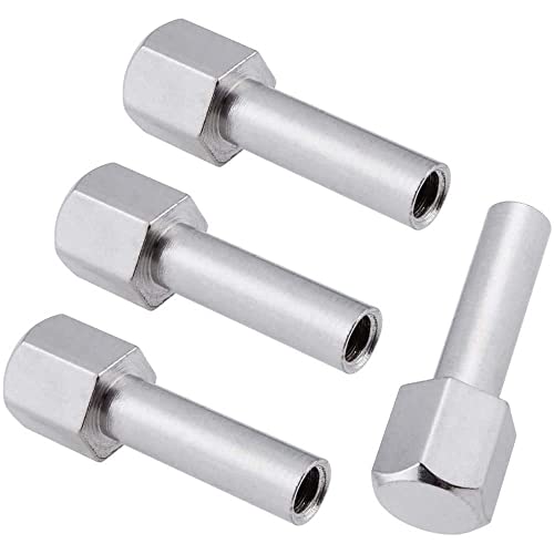 CENPEK 4er Pack RC Spurverbreiterungen 12mm Hex Drive Naben Combiner Coupler Aluminium 25mm Offset Verlängerung für 1/10 RC Crawler Autoteile-Blau