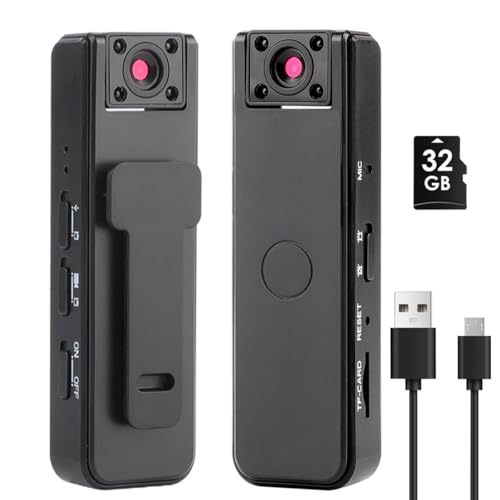 Body Cameras with Audio and Video Recording, 32g 1080p HD
