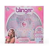 blinger Glimmer Collection Refill Pack | Birthday Party | 12 Discs – 180 Gems | Bling in Brush Out | Gem Stamper Included | Works with blinger Hair Styling Tool (Multicolored)