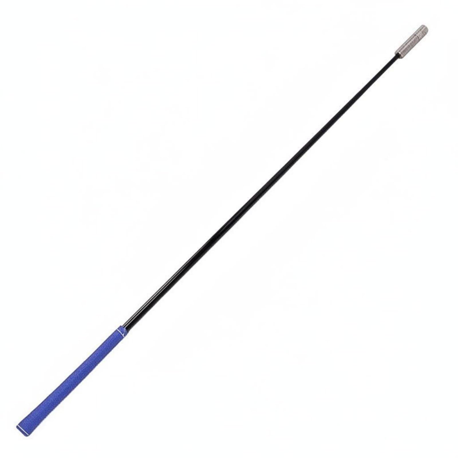 Entrenador de Swing de Golf Bastón de Práctica Barra de Entrenamiento Herramienta de Corrección con Mango de Goma y Eje de Acero Inoxidable Apropiado, Azul