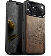 Amazon.co.jp: Carveit iPhone 17 Pro ケース 木製 【天然木+TPU