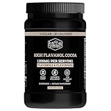 Black Forest High Flavanol Cocoa Powder - 1200Mg Flavanols & Flavonoids With 600Mg Epicatechin - 10X Concentrated Dark Cocoa Extract For Nitric Oxide And Wellness Support - Non-Gmo Vegan