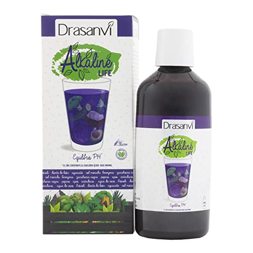 Drasanvi Alkaline Life - Manzana + Mirtilo + Brócoli + Potasio + Magnesio - Ayuda A Mantener El Equilibrio Ácido - Base - 500Ml