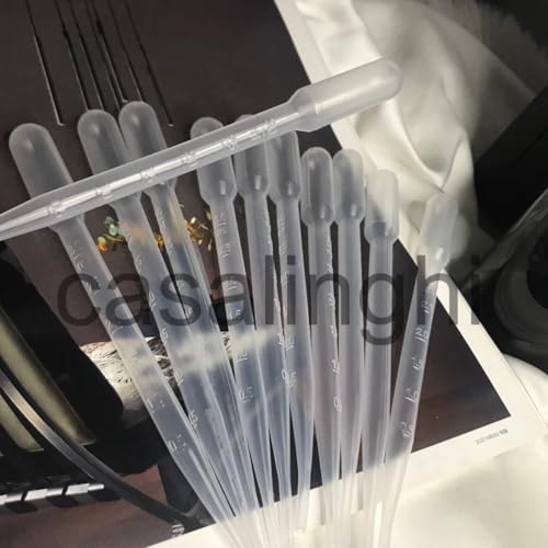 Epoksi Damlalık Pipet 5 Adet 3 ml Şeffaf Polietilen Reçine Pipeti Hobi El İşi Sanat Malzemesi