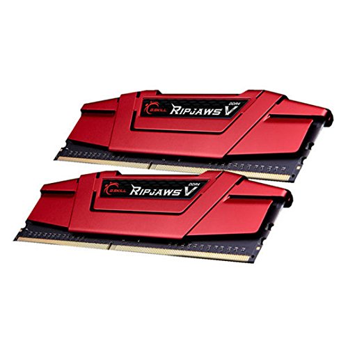 G-Skill F4-2400C15D-8GVR - Memoria RAM (8 GB (4GBx2), DDR4, 2400 MHz, Intel XMP 2.0, Ripjaws V)