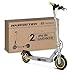 MASCOOTER S1 Reckless | Trottinette Èlectrique Adulte - Clignotants et Régénération de Batterie au Freinage – 300-600W Max, Autonomie 20km, Roues 8.5" Chambre à Air, Double Freins Électrique et Disque