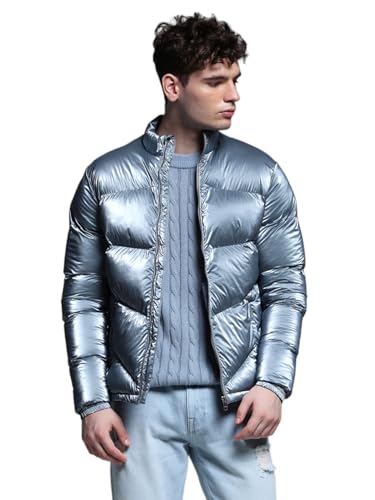 Image of JACK & JONES Men's Polyester Standard Length A-Line Coat