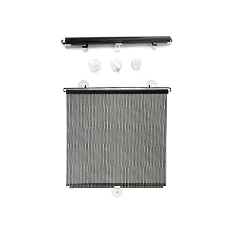 Suction Cup Sunshade Blackout Curtain Balcony Office Bedroom Sunscreen Thermal Insulation Curtains Bathroom Telescopic Free Punch w40xh60cm black Cover