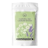 Picture of HANFANGLING Chamomile and Lavender Herbal Tea Stress Relief Support Sleep - Savor the Floral Scent 20 tea bags 0.85oz