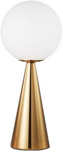 Miniatura 1 de ZHYH - Lámpara de escritorio LED con forma de globo lámpara de escritorio de lectura lámpara de escritorio dorada para dormitorio sala de estar