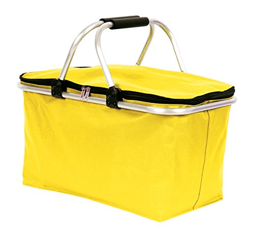 TLW direkt 1403 Cesto per la Spesa, Colore: Giallo