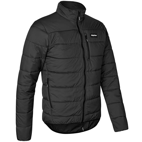GripGrab EXPLR Fahrrad Isolationsjacke Herren PrimaLoft Jacke Winter Fahrradjacke Bikepacking Winddicht Thermo Pufferjacke