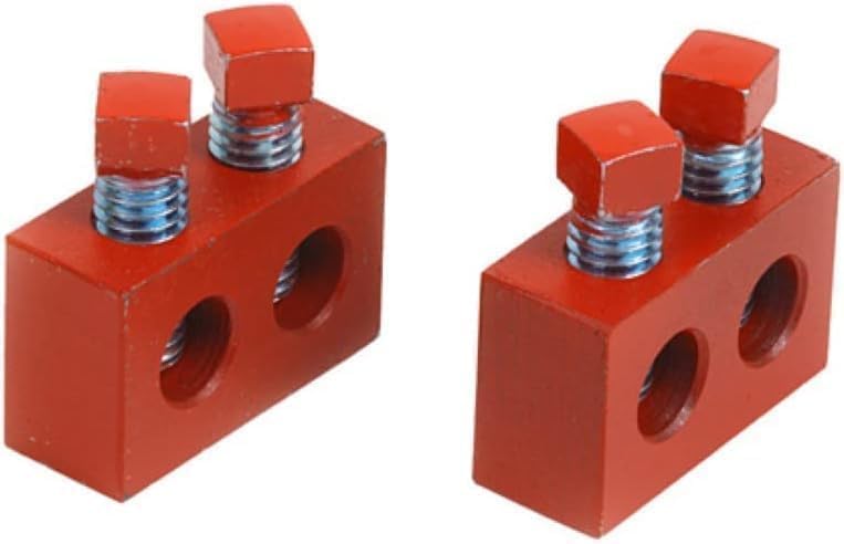 Garage Door Torsion Spring Repair Blocks Red Color Wire Sizes .3750 - .4305 Pair