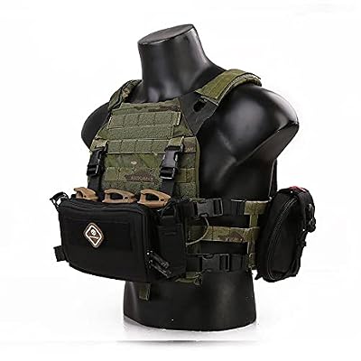 EMERSONGEAR D3CR Micro Chest Vest,Mini Style,Compatible with Chest Strap/Tac Backpack/Tac Vest,Unisex