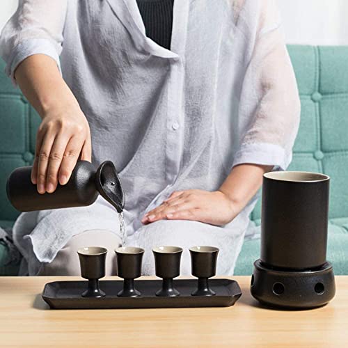 Juego de sake tradicional para cenas japonesas y momentos de té caliente 6