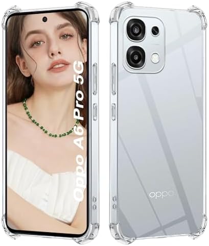 ISOI - Cover Compatible with Oppo A6 Pro 5G Case, with Bumper Air...