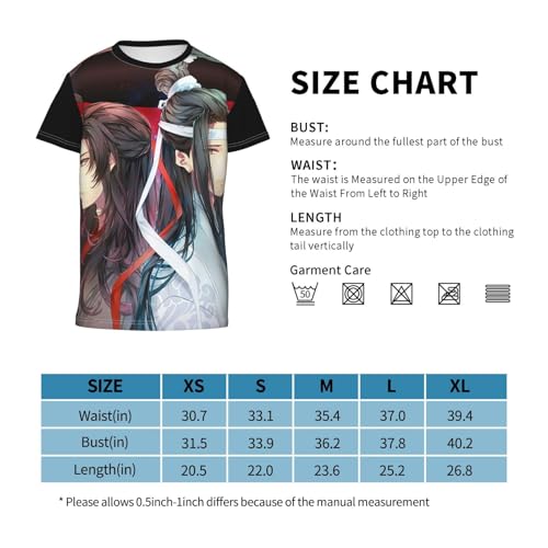 Children's T Shirts for zu shi mo dao Tops,Cute 3D Printed Short Sleeve tees for Running4