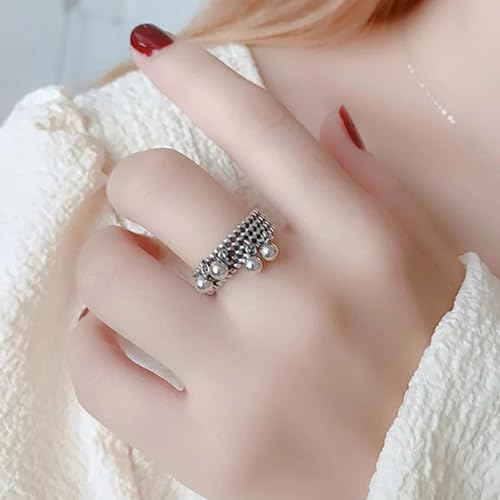 Bague vintage géométrique mixte idéale pour vos soirées underground - 4