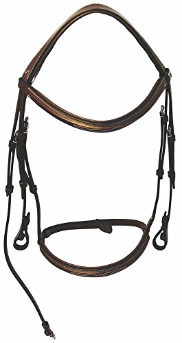 Henri de Rivel Pro Mono Crown Fancy Stitched Padded Bridle - Thumbnail 3