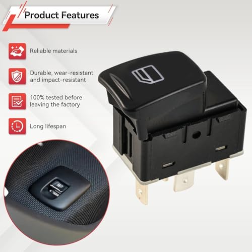 Réparer vitre bloquée avec interrupteur bouton commutation commande fenêtre électrique - 4