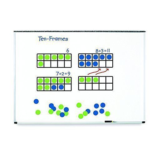 LEARNING RESOURCES GIANT MAGNETIC TEN FRAME SET 4 (Set of 6)