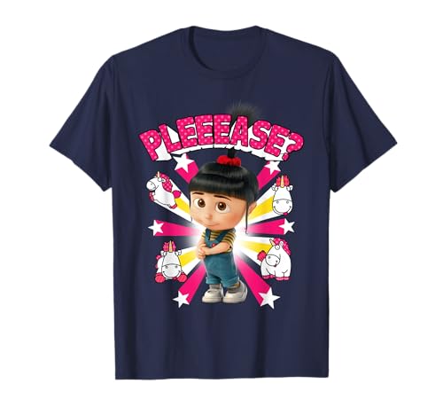 Despicable Me Minions Anges Gru Pleeease Graphic T-Shirt T-Shirt