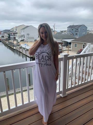 Image of Good Vibes Rainbow Graphic Dress Womens Sleeveless Pocket Maxi Dress Hawaiian Beach Tank Dress