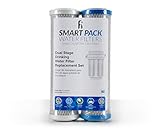 Dual Stage Drinking Water Replacement Filter Set, Standard 10', Filters Sediment, VOC, Mercury, Lead, Cysts