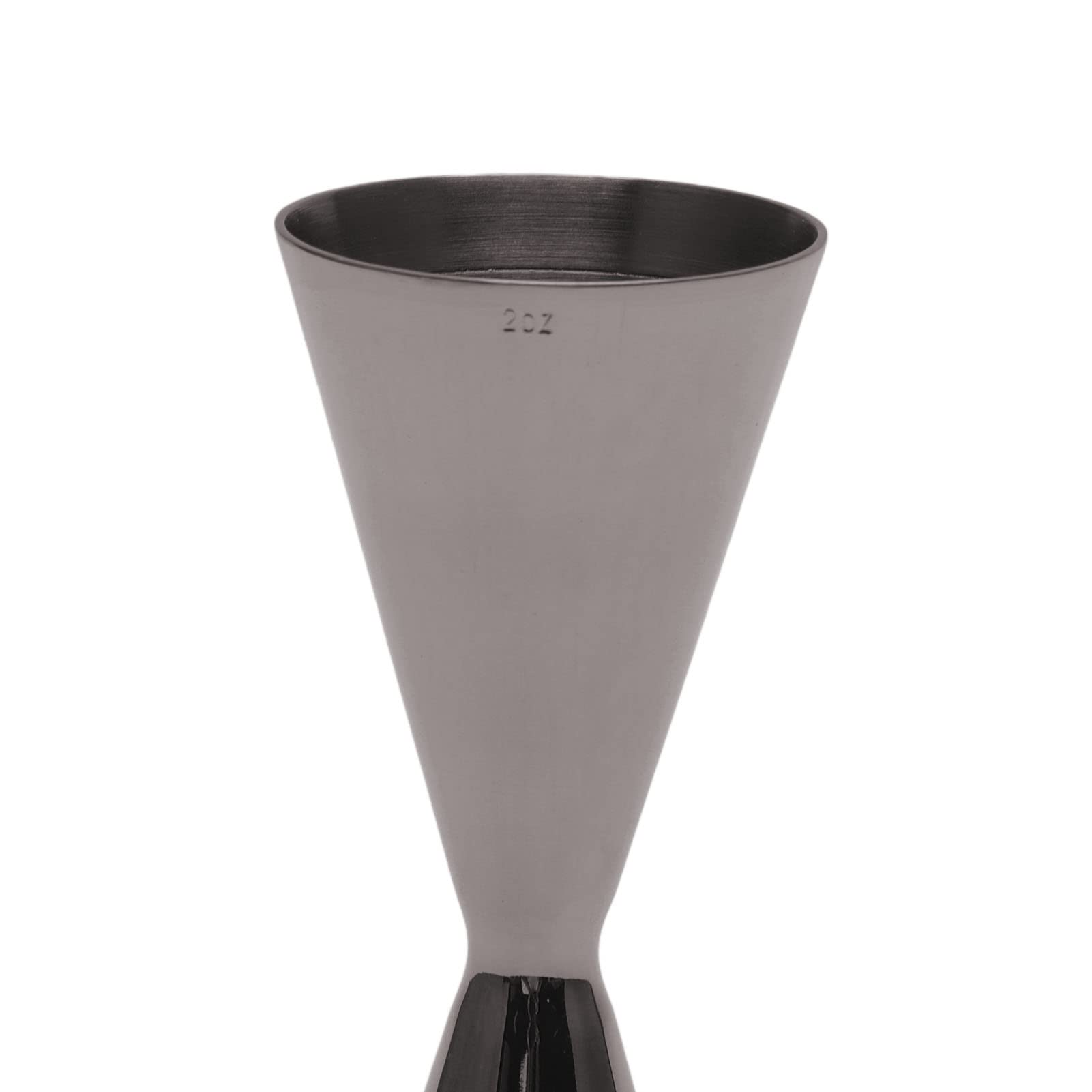 Podwójny Jigger, Bar Jigger Shot Miarka Jigger 1/56.7 g Miarka Kubek do Baru Domu Barmana Party (Czarny)