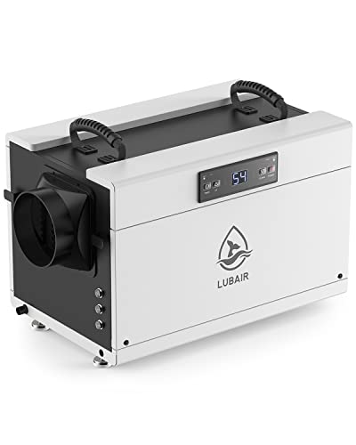 LUBAIR 145 pints Commercial Dehumidifiers for Basements, Crawl Space Dehumidifier with Drain Hose,Industrial Dehumidifier for Large Space,Memory Restart,Whole House,Auto Defrose,5 year warranty. LUBAIR 145 pints Commercial Dehumidifiers for Basements, Crawl Space Dehumidifier with Drain Hose,Industrial Dehumidifier for Large Space,Memory Restart,Whole House,Auto Defrose,5 year warranty.