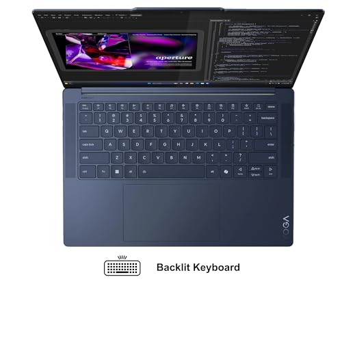 Image of Lenovo Yoga Slim 7 Laptop 14.5 inch 3K OLED Touch (100% DCI-P3 1000nits HDR Peak) Qualcomm 12-core Snapdragon X Elite (Up to 45 Tops) 16GB RAM 1TB SSD for Designer Business Work Win11 ICP Hub