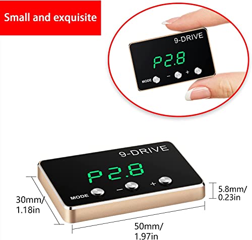 BY-J Throttle Response Controller, 9 Drive 9-Mode FLC-852 Car Electronic Throttle controller, Compatible with TOYOTA Camry/Corolla/Highlander/RAV4/Avalon/Hilux/Sienna