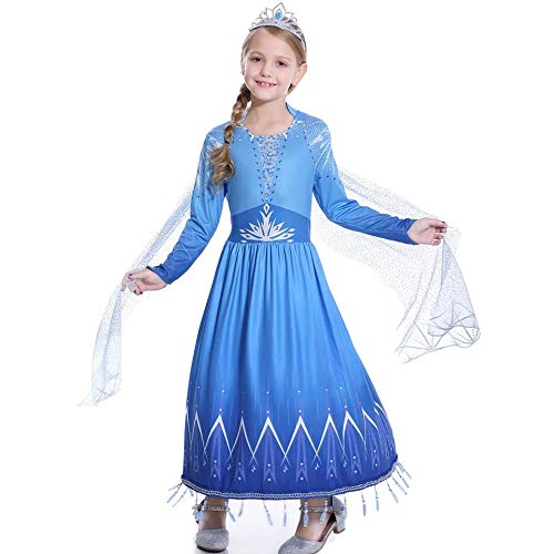Amazon.co.jp: [HIKARI_BABY] アナと雪の女王2 エルサドレスワンピース 