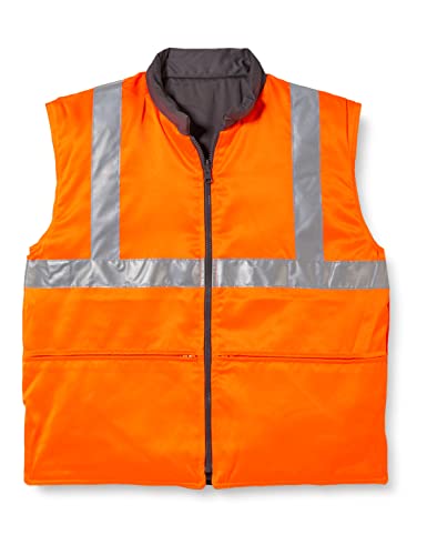 Portwest Hi-Vis Reversible Bodywarmer RIS, Size: XL, Colour: Orange, RT44ORRXL