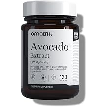 AMALTH Avocado Supplement Fruit Extract 151, 1000mg Maximum Strength ASU for Joints Health and Support Digestion |120 Capsules | Non-GMO, Gluten Free