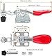 Kniehebelspanner, 8 Stück Schnellspanner, Knebelklemme, Kleiner Waagrechtspanner, Anti-Rutsch Knebelklemme, Clamp Handwerkszeug, für Schweißarbeiten, Mechanische Arbeiten