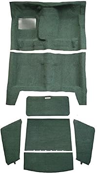 ACC Automotive Carpet Compatible with 1967 to 1969 Plymouth Barracuda, 4 Speed Complete Without Console Strips 501-Black 80-20 Loop
