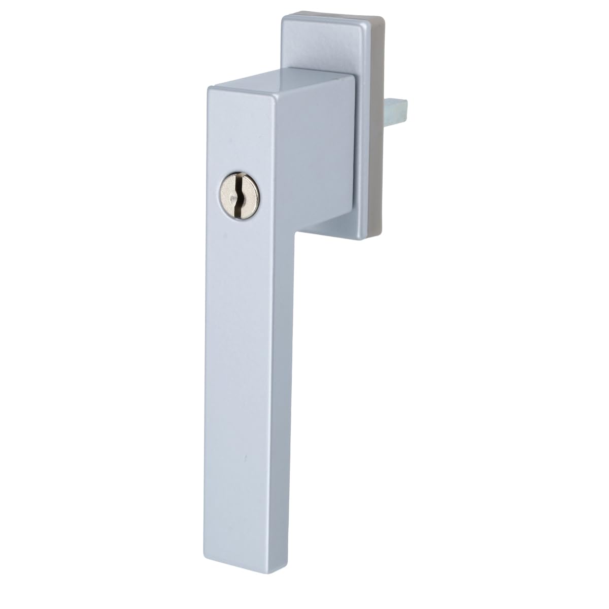 Hanna Model Window Handle with 2 Keys in Assorted Colours, Silver