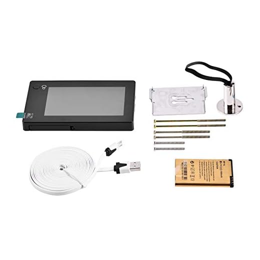 Elektronisk kikhål, dörrkikare, 4,3"TFT färg LCD smart digital dörr kikhålsvisning 110 ° vidvinkel HD säkerhetskamera