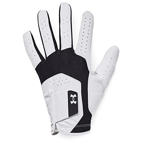 Guante de Golf Under Armour ISO-Chill para Hombre, Negro y Blanco, Mano Izquierda, XL Cadet Cover