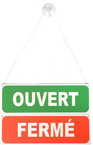 TRQdesign Enseigne à Suspendre Ouvert/Fermé à Double Face
