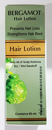 Bergamot Hair Lotion Hair Loss Strength Hair Root Scalp Itchiness Relieve 90 ml