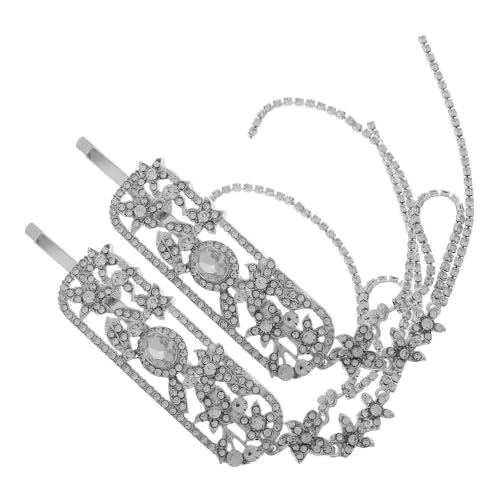 Pinzas pelo de novia de cristal estilo tradicional para el día del sí quiero